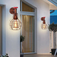 Applique murale Vintage industrielle en fer vintage | Marco Lucetti