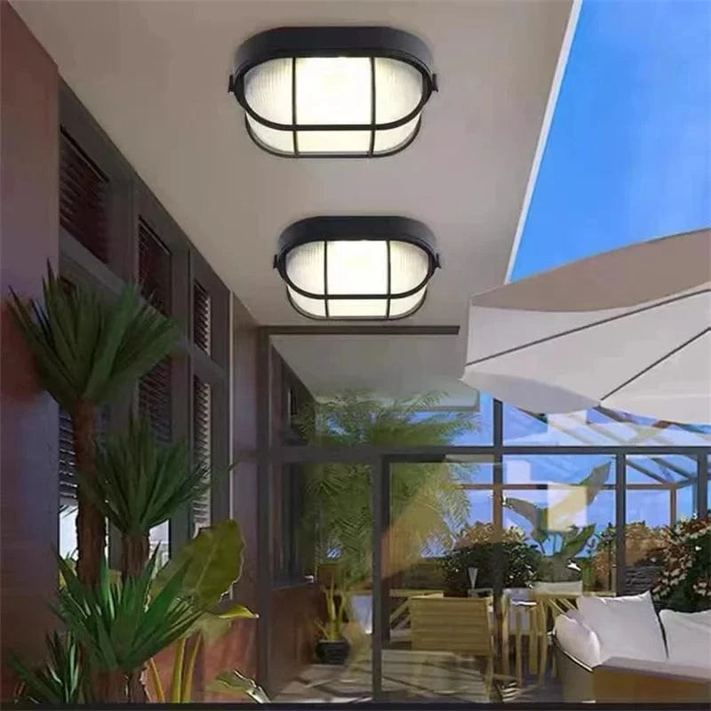 Applique Murale Vintage Industrielle Imper-Fit Verre | Marco Lucetti