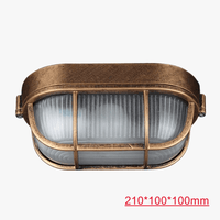 Applique Murale Vintage Industrielle Imper-Fit Verre | Marco Lucetti