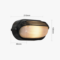 Applique Murale Vintage Industrielle Imper-Fit Verre | Marco Lucetti