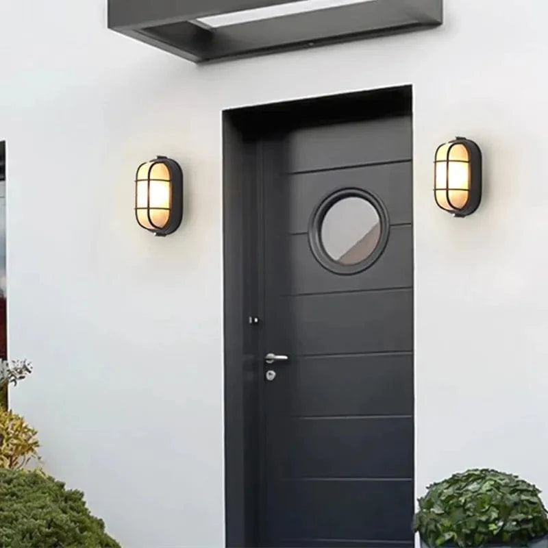 Applique Murale Vintage Industrielle Imper-Fit Verre | Marco Lucetti