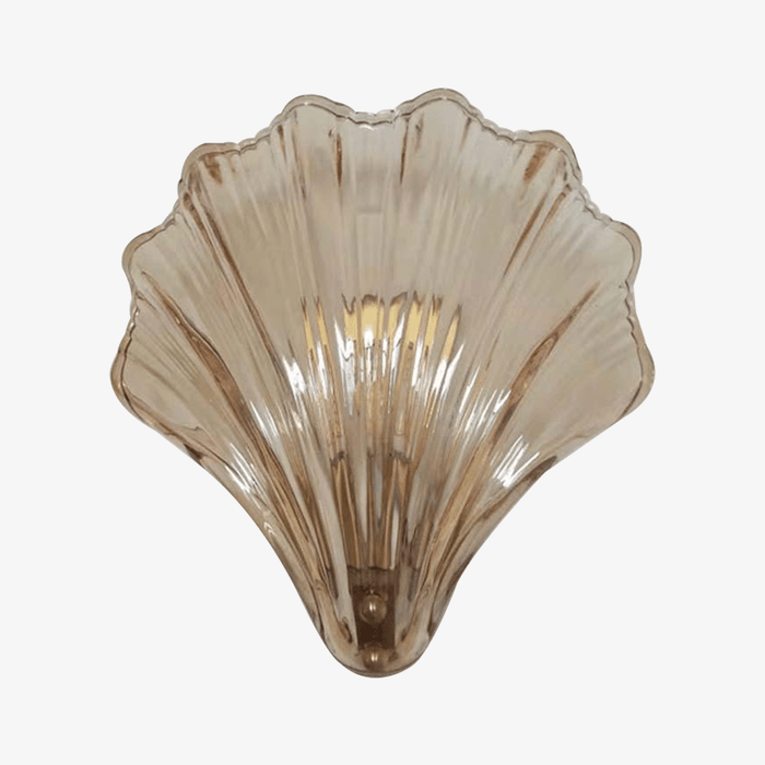 Applique murale vintage LED "Coquillage Glass"