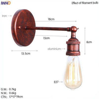 Applique Murale Vintage LED Rustique | Marco Lucetti Rouge