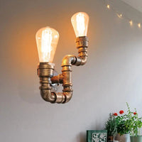 Applique murale vintage loft 2 lumières - Collections Urbaines | Marco Lucetti Rouiller