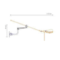 Applique murale vintage Lupita ajustable | Marco Lucetti