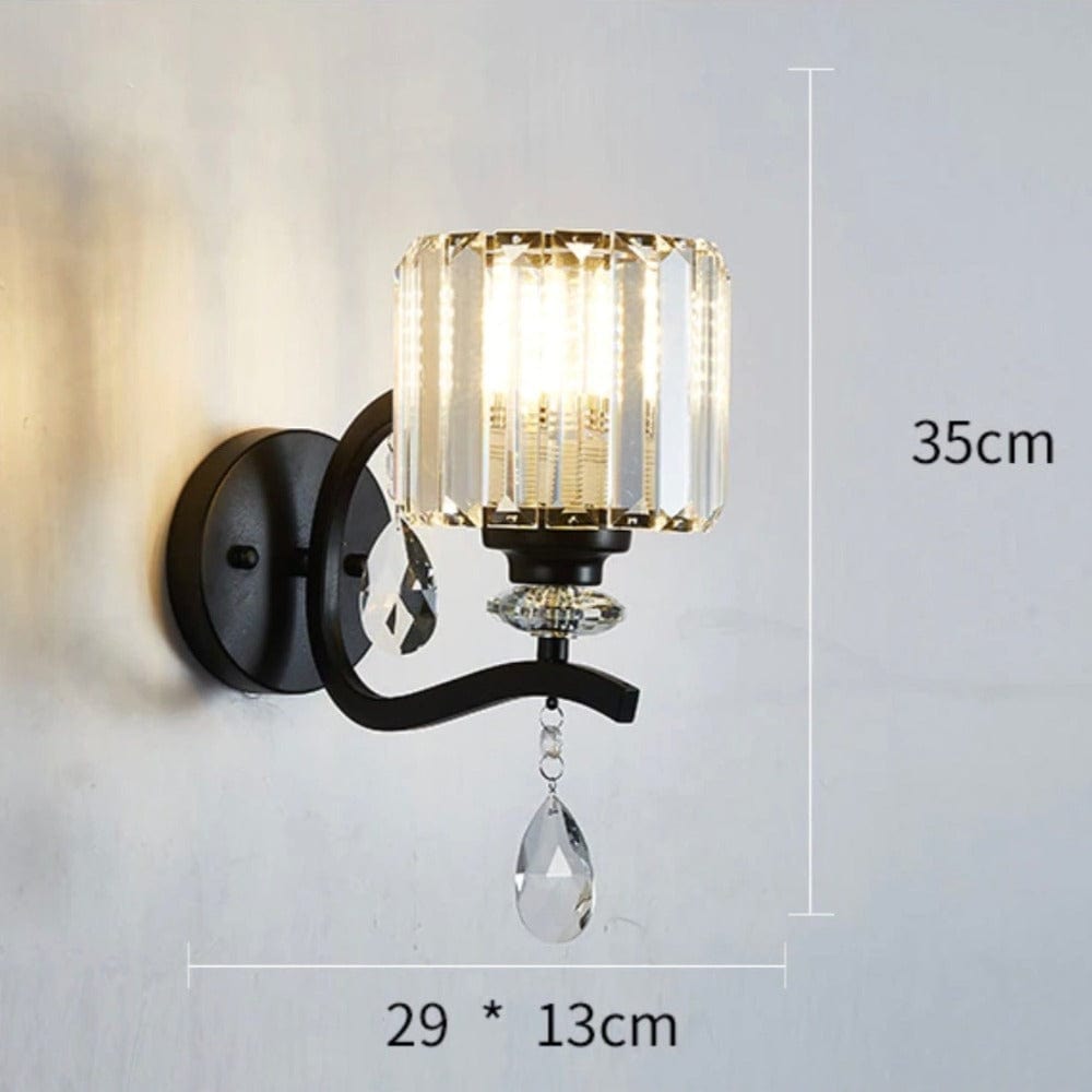 Applique murale Vintage Matteo, abat-jour carré | Marco Lucetti