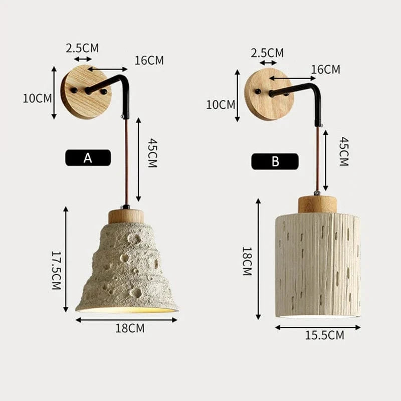 Applique murale Wabi Sabi Japonaise Scandinave Minimaliste | Marco Lucetti