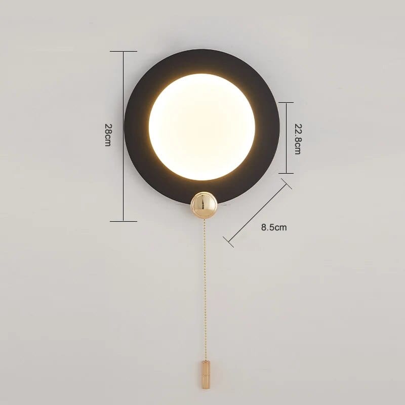 Applique Nordik avec Interrupteur | Marco Lucetti Noir / 3 couleurs