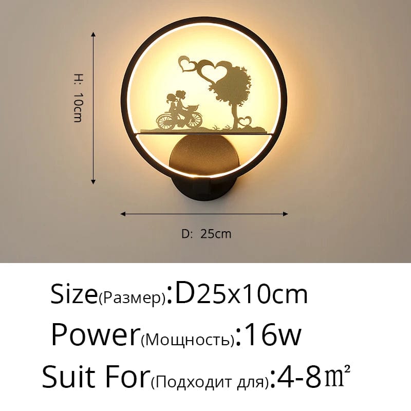 Applique nordique LED ronde : le mariage parfait pour petits et grands | Marco Lucetti