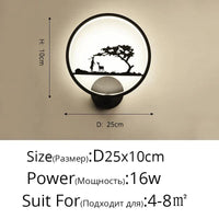 Applique nordique LED ronde : le mariage parfait pour petits et grands | Marco Lucetti C 25 cm 16 W / Blanc froid, pas de télécommande