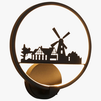 Applique nordique LED ronde : le mariage parfait pour petits et grands