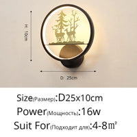 Applique nordique LED ronde : le mariage parfait pour petits et grands