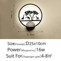 Applique nordique LED ronde : le mariage parfait pour petits et grands