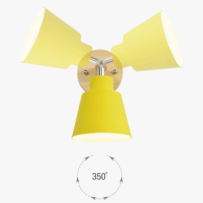 Applique Nordique Rotative avec Interrupteur Prise UE/US Macaron Classic | Marco Lucetti