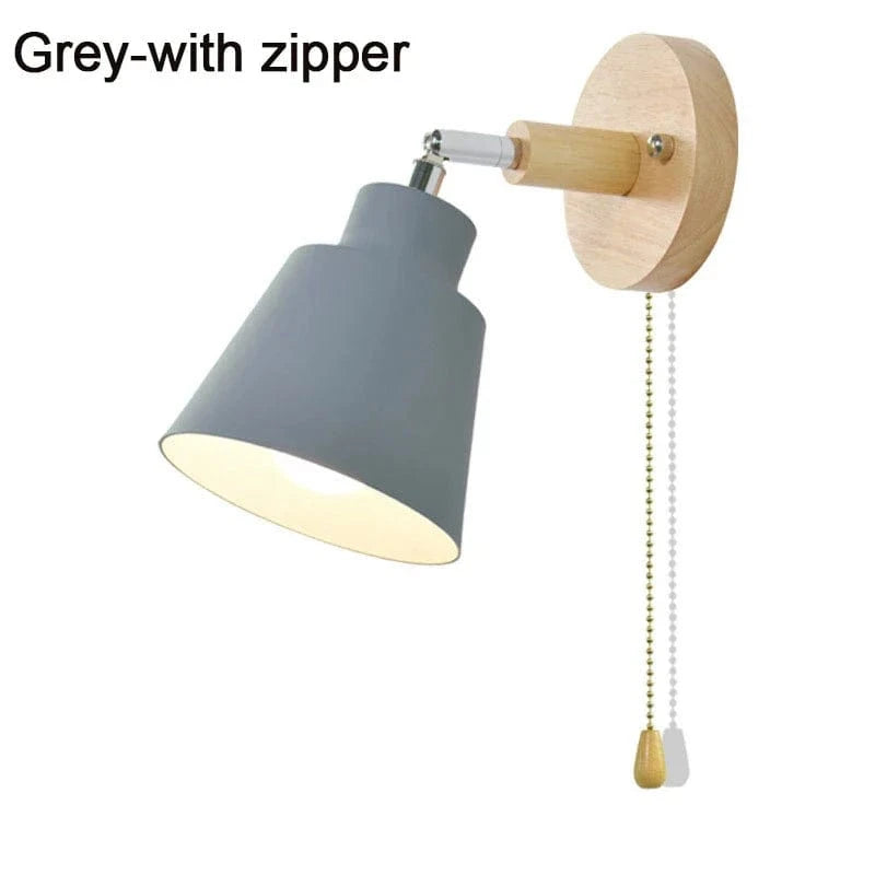 Applique Nordique Rotative avec Interrupteur Prise UE/US Macaron Classic | Marco Lucetti Gris-avec interrupteur / 6-10W / NOUS