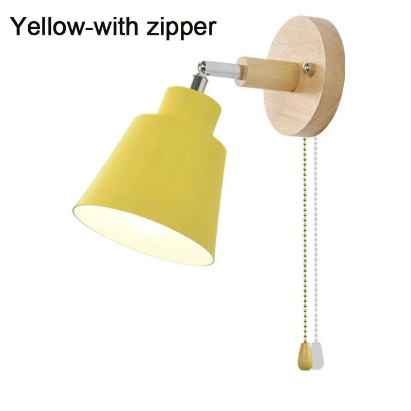 Applique Nordique Rotative avec Interrupteur Prise UE/US Macaron Classic | Marco Lucetti Jaune-avec interrupteur / 6-10W / UE