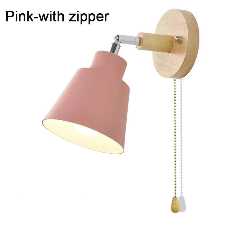 Applique Nordique Rotative avec Interrupteur Prise UE/US Macaron Classic | Marco Lucetti Rose-avec interrupteur / 6-10W / NOUS