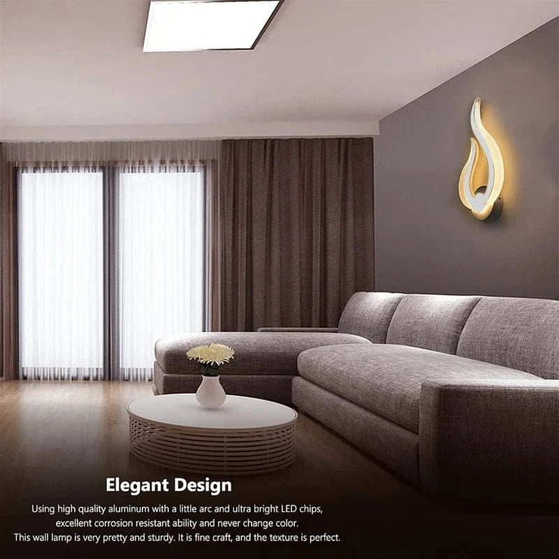 Applique ovale moderne en LED et acrylique | Marco Lucetti