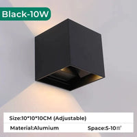 Applique RGB Tuya Smart LED étanche avec capteur de mouvement | Marco Lucetti Capteur de mouvement / BS 10W / Blanc froid 6000K