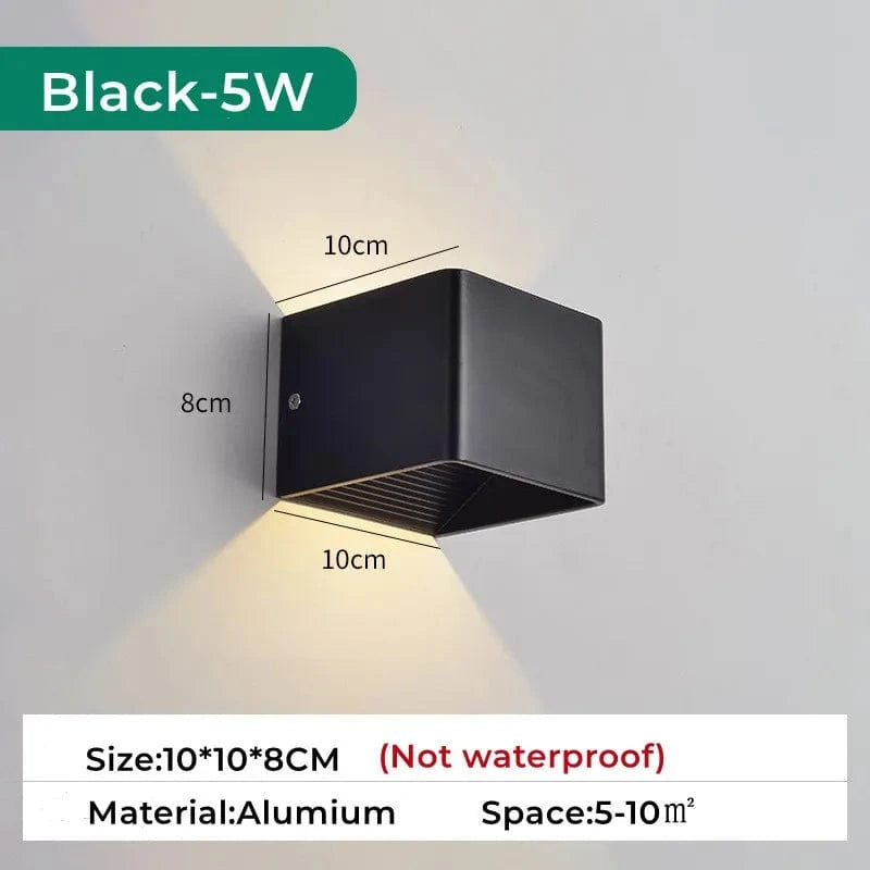 Applique RGB Tuya Smart LED étanche avec capteur de mouvement | Marco Lucetti Capteur de mouvement / BS 5W / Cold White 6000K