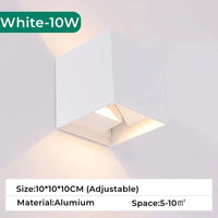 Applique RGB Tuya Smart LED étanche avec capteur de mouvement | Marco Lucetti Capteur de mouvement / WS10W / Blanc froid 6000K