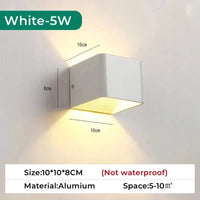 Applique RGB Tuya Smart LED étanche avec capteur de mouvement | Marco Lucetti Motion Sensor / WS 5W / Cold White 6000K