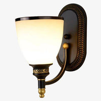 Applique rustique européenne en métal et verre | Marco Lucetti 1 / Froide