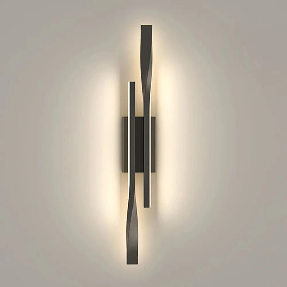 Applique Scandinave Moderne pour Lampe de Chevet et Salon TV | Marco Lucetti A - Noir / Blanc chaud (2700-3500K)