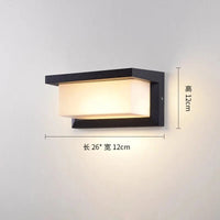 Applique solaire moderne pour jardin et terrasse - IP54 waterproof, éclairage mural à induction | Marco Lucetti