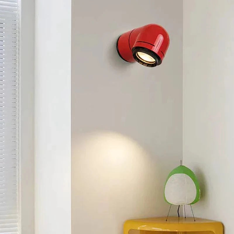 Applique spot LED "CréaLight" blanc rouge PVC 4000K pour intérieur | Marco Lucetti