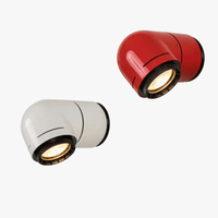 Applique spot LED "CréaLight" blanc rouge PVC 4000K pour intérieur | Marco Lucetti