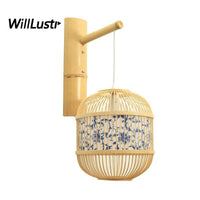 Applique suspendue japonaise en bambou vintage | Marco Lucetti