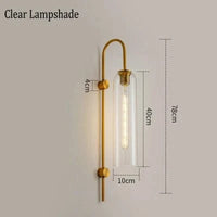 Applique verre fumé multicolore | Marco Lucetti 1 lampe murale transparente.