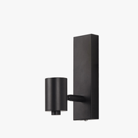 Applique Vintage 350 ° rotation métal noir E26 E27 pour une décoration moderne des espaces intérieurs | Marco Lucetti