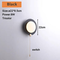 Appliques LED d'intérieur CreativeSwitch | Marco Lucetti Noir