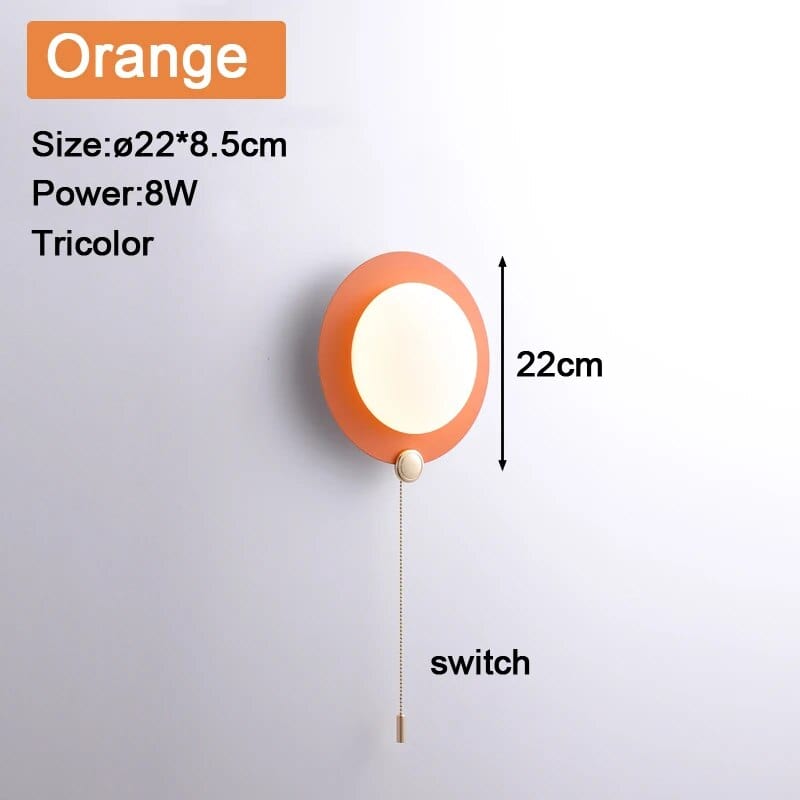 Appliques LED d'intérieur CreativeSwitch | Marco Lucetti Orange