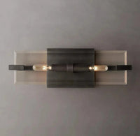 Appliques linéaires rétro LED en verre transparent - Prestige Lumière | Marco Lucetti