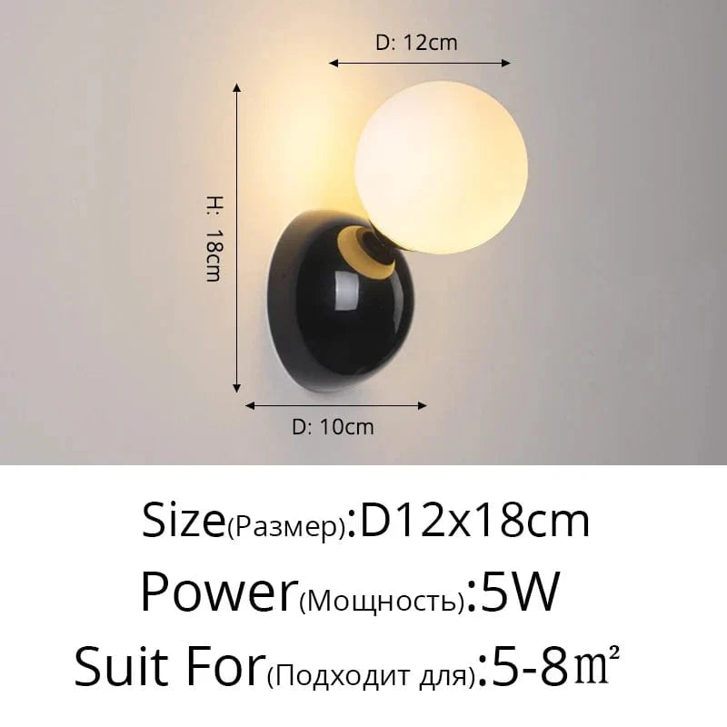 Appliques murales créatives pour hôtel contemporain et allée | Marco Lucetti DG6115 Blanc D12x18 1 / Blanc chaud (2700-3500K)
