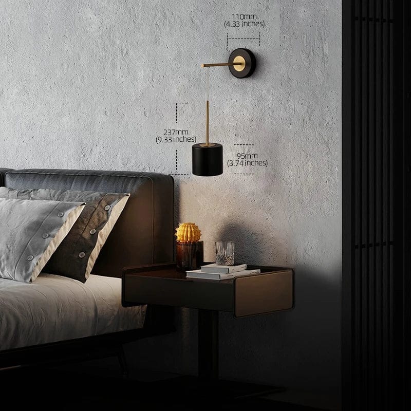 Appliques murales de luxe en Nickel avec LED 5W | Marco Lucetti Nickel mat / Blanc chaud (2700-3500K) / 5W