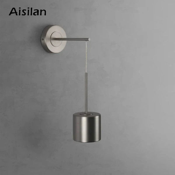 Appliques murales de luxe en Nickel avec LED 5W | Marco Lucetti Nickel mat / Blanc chaud (2700-3500K) / 5W