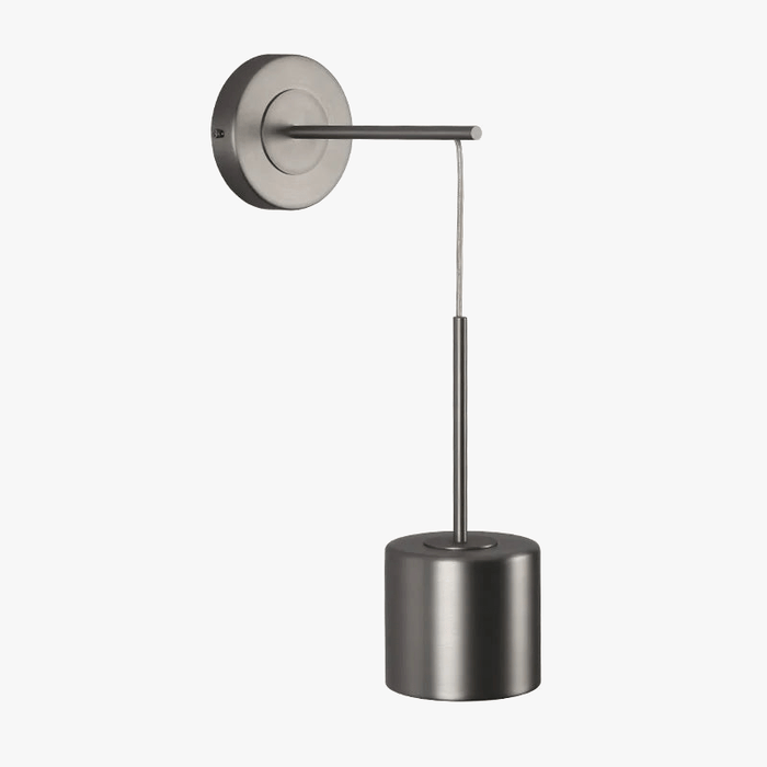 Appliques murales de luxe en Nickel avec LED 5W | Marco Lucetti Nickel mat / Blanc chaud (2700-3500K) / 5W