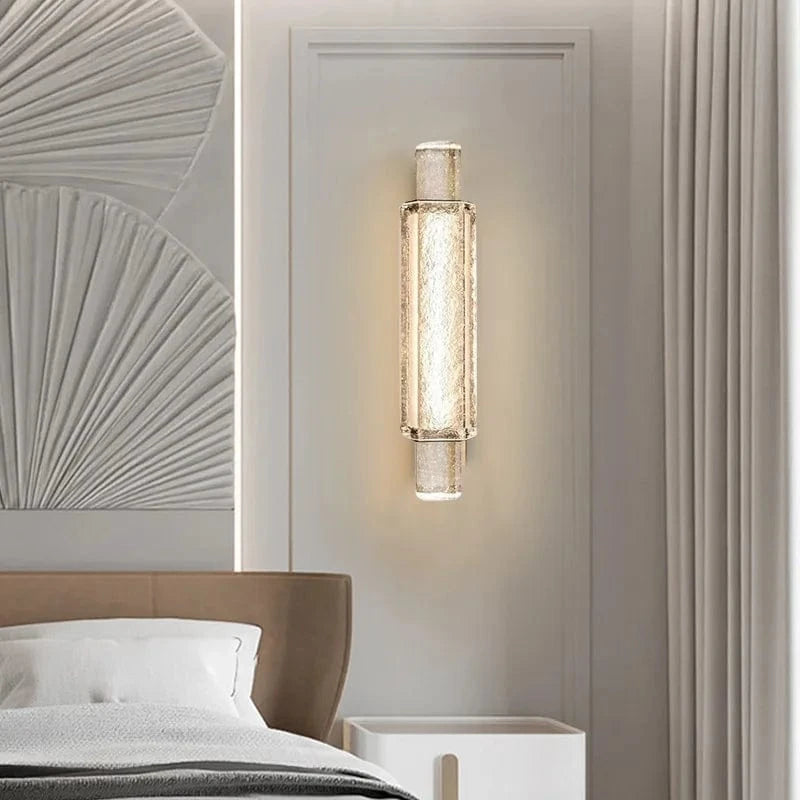 Appliques murales de luxe moderne en bulle LED couleur or cristal pour chambre | Marco Lucetti