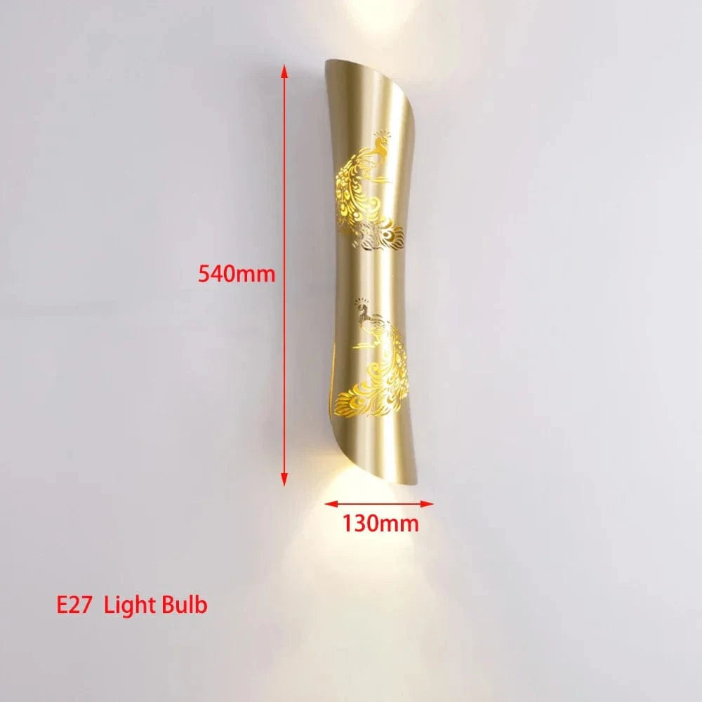 Appliques murales design en acier inoxydable pour intérieur | Marco Lucetti Style B / Blanc chaud (2700-3500K)