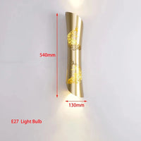 Appliques murales design en acier inoxydable pour intérieur | Marco Lucetti Style B / Blanc chaud (2700-3500K)