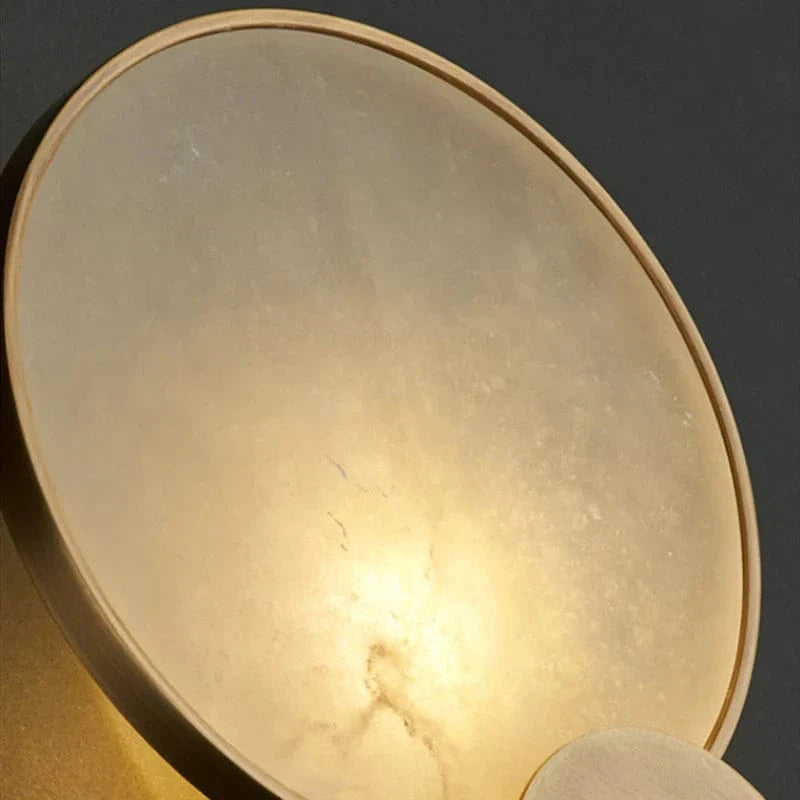 Appliques murales élégantes en marbre circulaire | Marco Lucetti