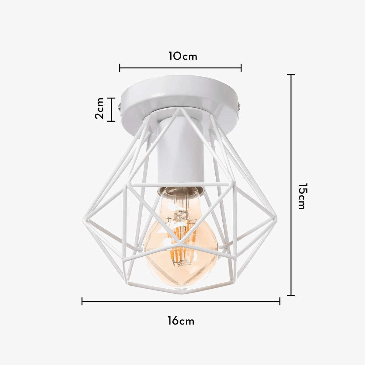 Appliques murales en fer vintage - Style rétro industriel | Marco Lucetti