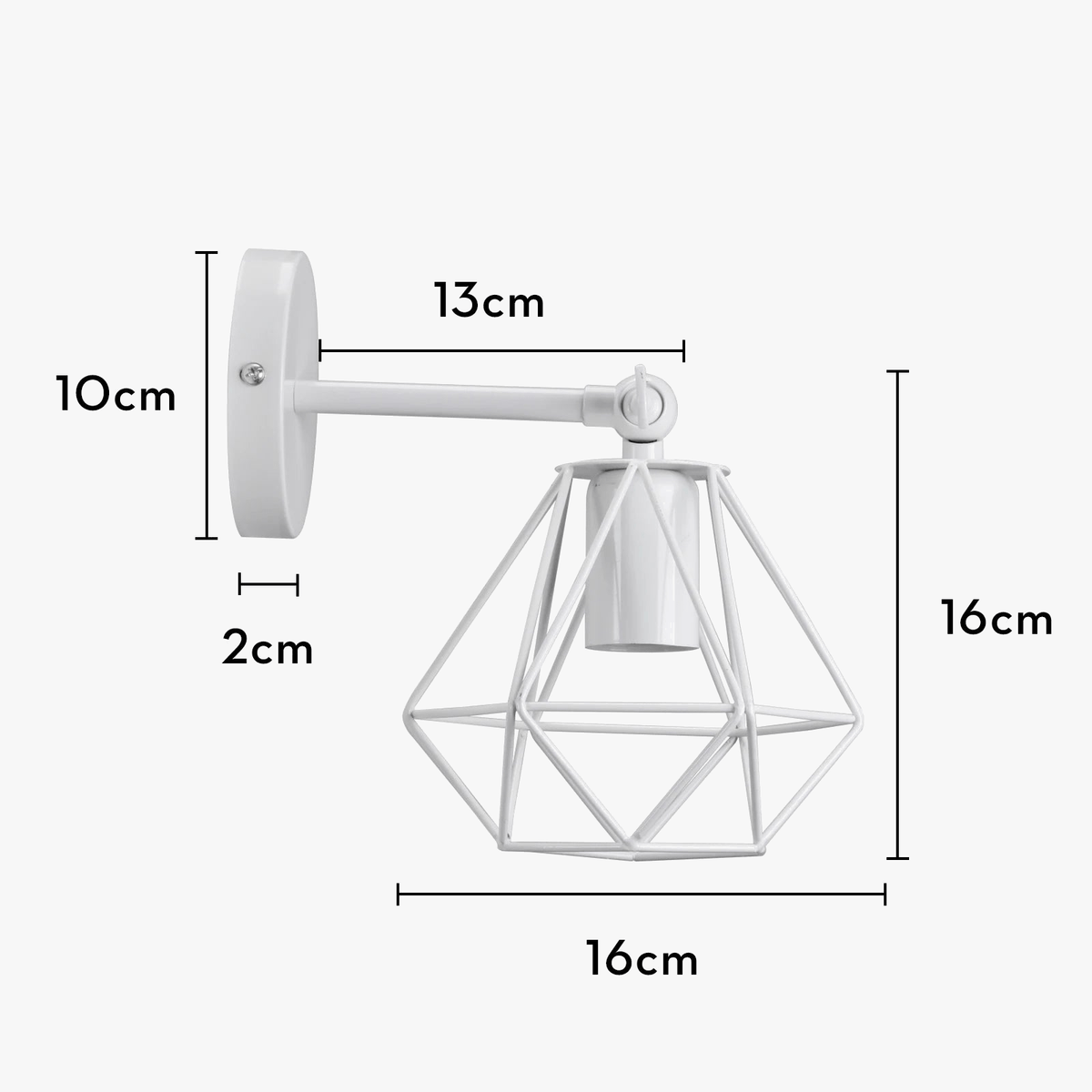 Appliques murales en fer vintage - Style rétro industriel | Marco Lucetti