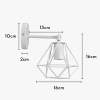 Appliques murales en fer vintage - Style rétro industriel | Marco Lucetti