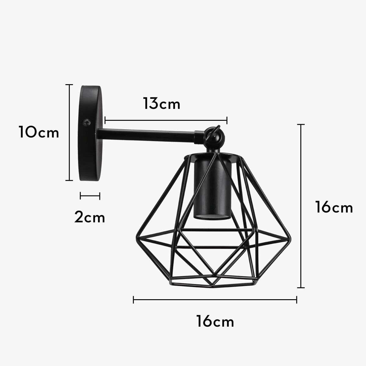 Appliques murales en fer vintage - Style rétro industriel | Marco Lucetti