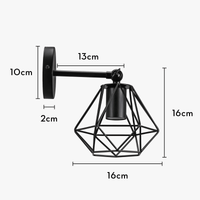 Appliques murales en fer vintage - Style rétro industriel | Marco Lucetti